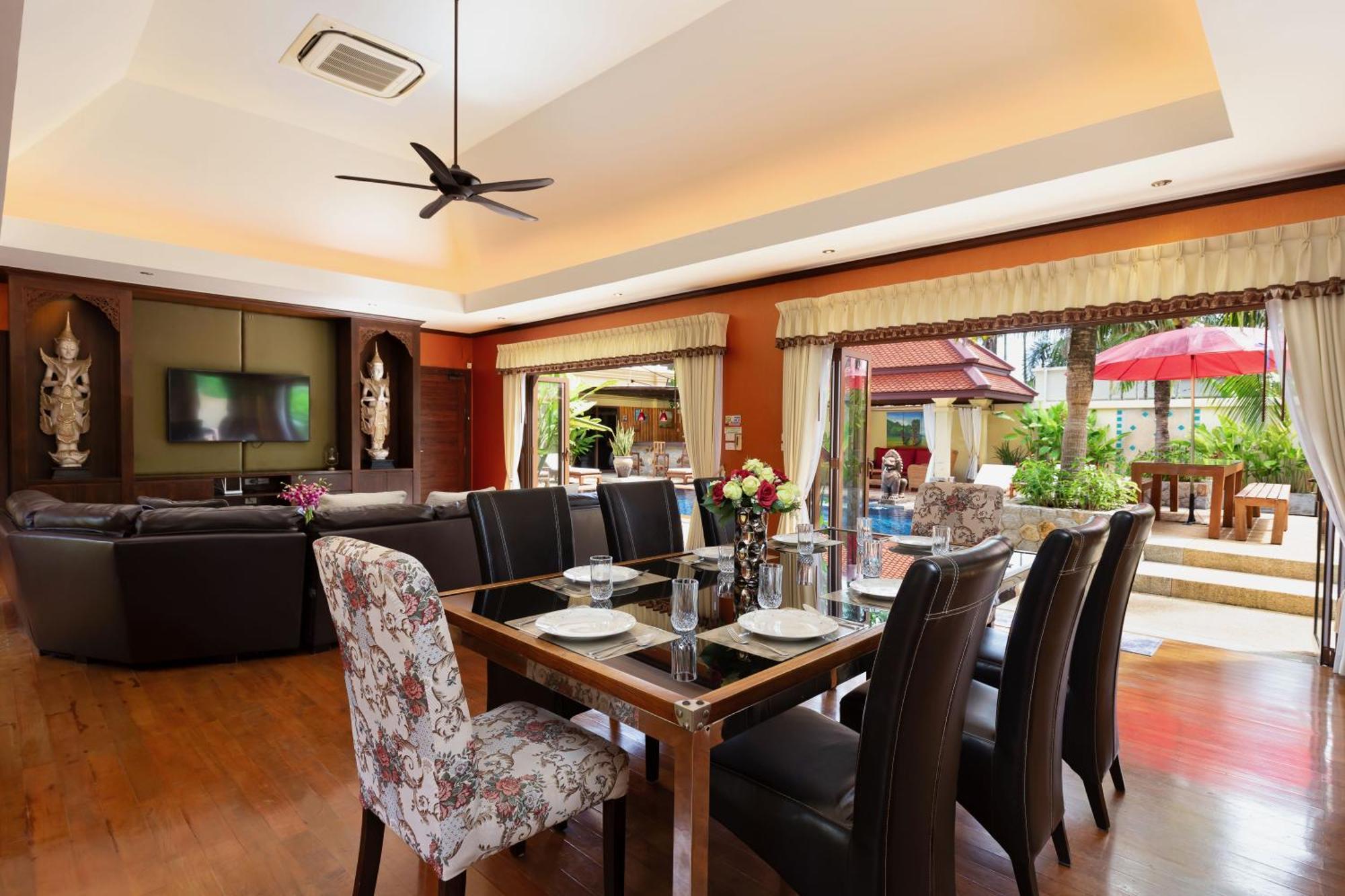 Extraordinary Courtyard 6Br Pool Villa Sri Suri, Naiharn Rawai 외부 사진