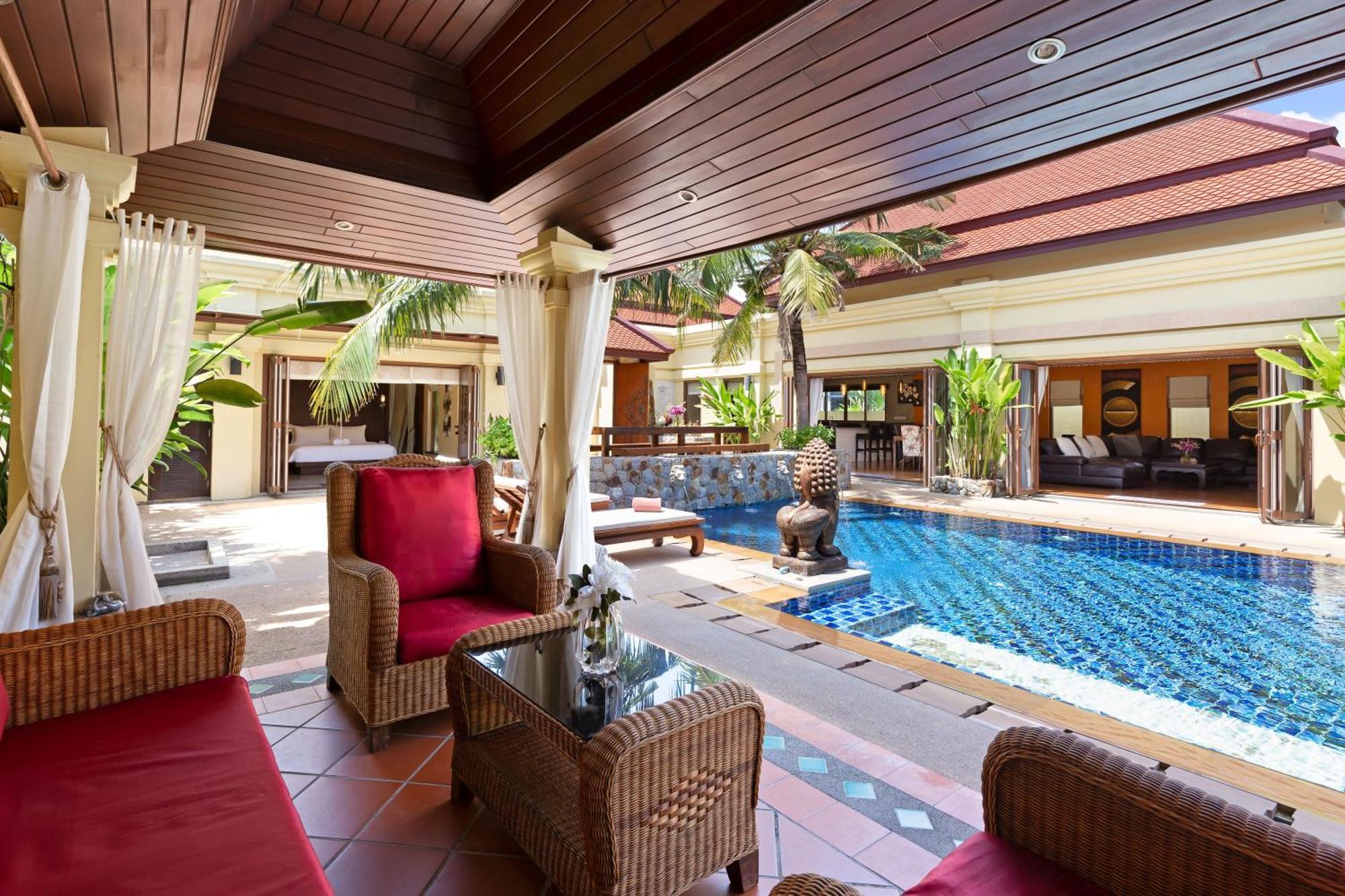 Extraordinary Courtyard 6Br Pool Villa Sri Suri, Naiharn Rawai 외부 사진